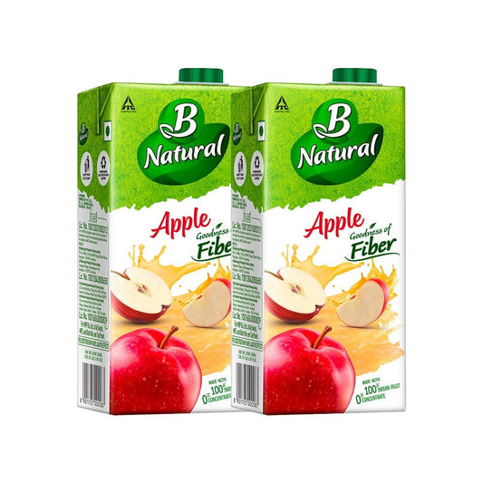 B Natural Apple Juice - Pack of 2 : 2 x 1 ltr