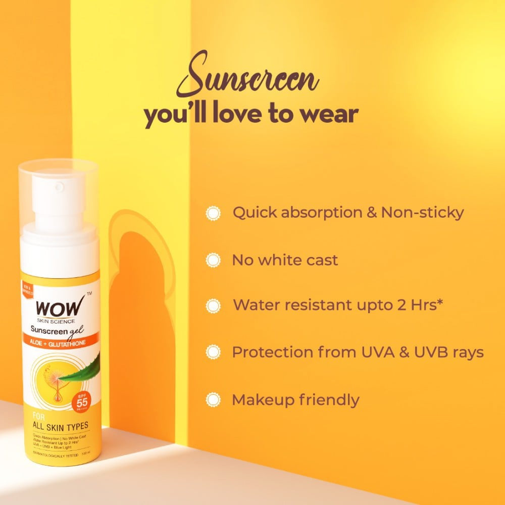 Wow Skin Science Matte Finish Sunscreen (SPF 55 PA+++ - 100 ml) : 100 ml