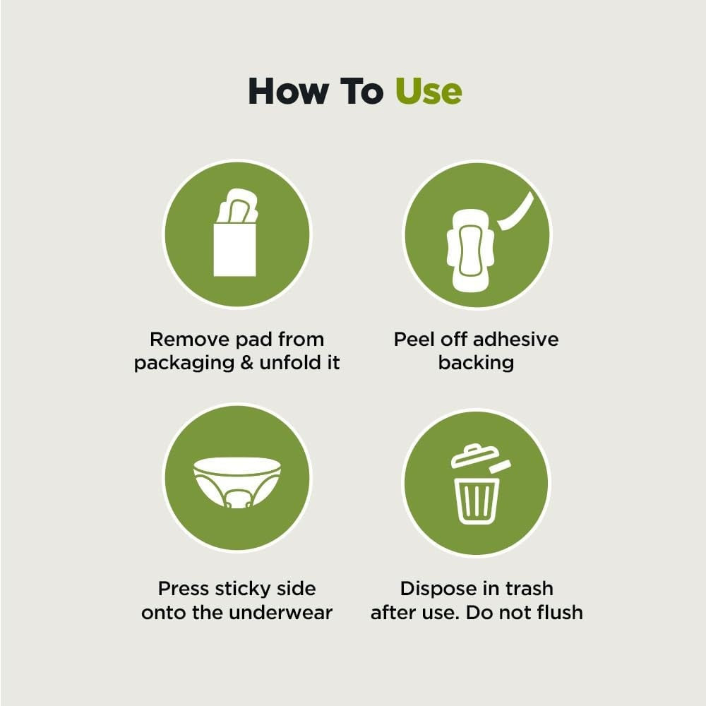 Pee Safe Ultra Thin Sanitary Pads : 12 pieces