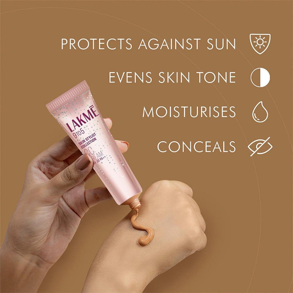 Lakme 9To5 Complexion Care CC Cream Beige, SPF 30 PA++ (Beige) : 30 g