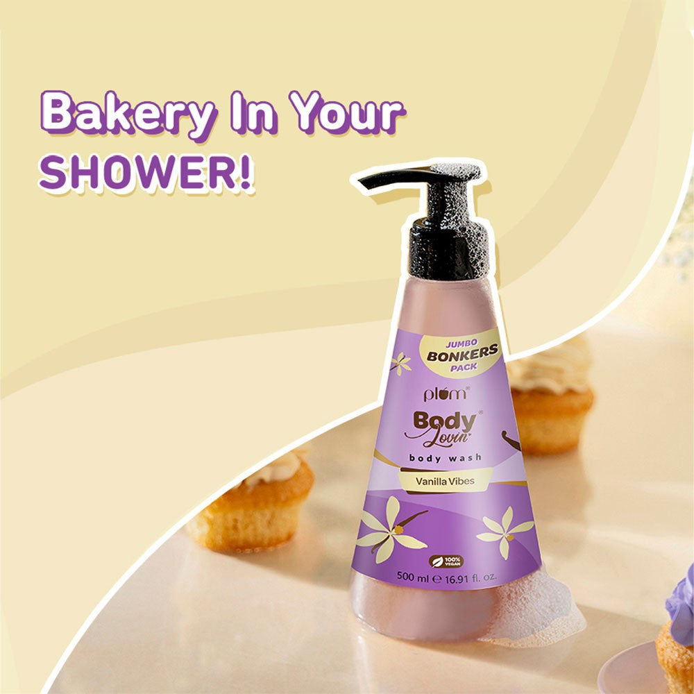Plum BodyLovin' Vanilla Vibes Body Wash : 500 ml