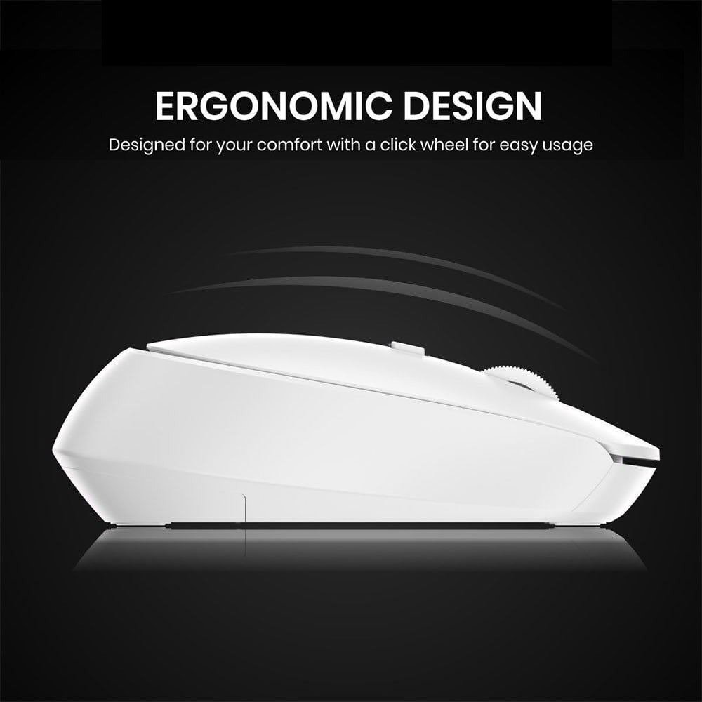 Portronics Toad 23 Wireless Mouse (White) : 1 unit