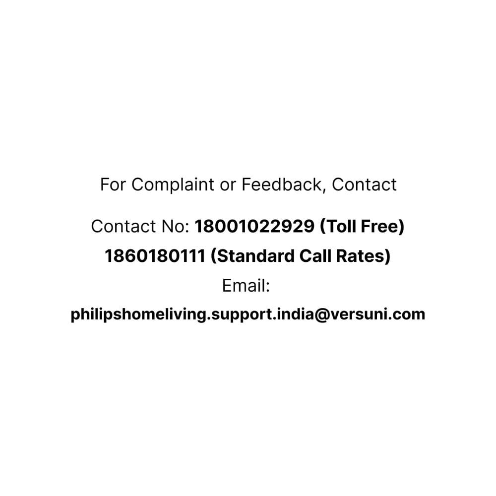 Philips Domestic Handheld Garment Steamer 900W (White & Black) : 1 unit