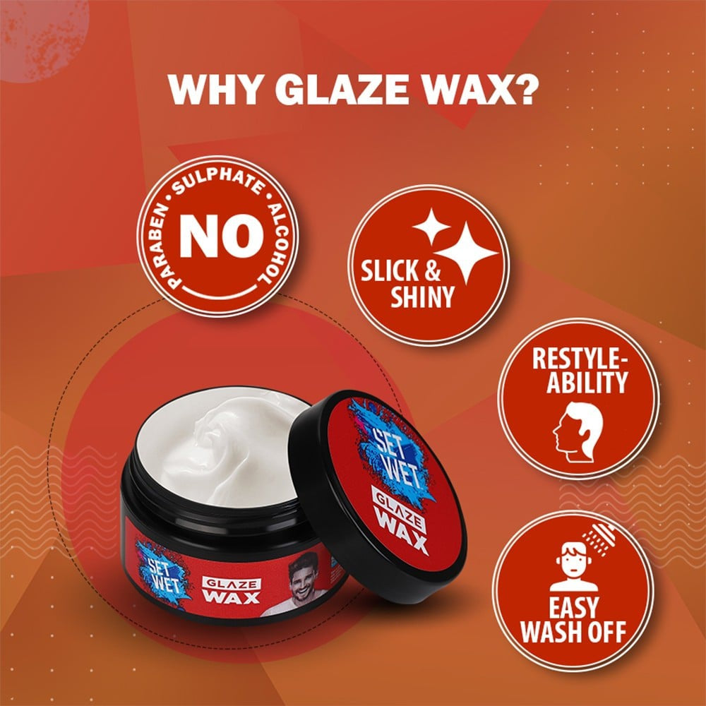 Set Wet Glaze Hair Wax : 60 g