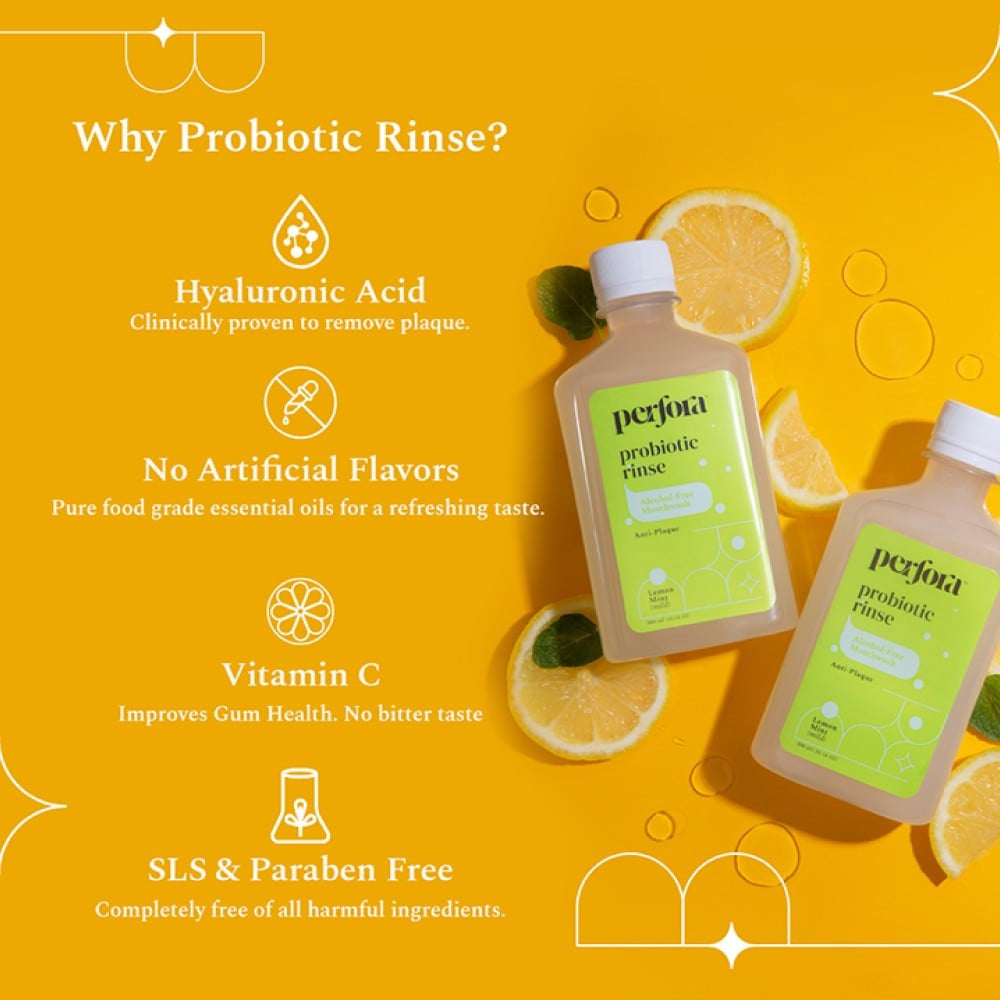 Perfora Probiotic Rinse Alcohol Free Mouthwash : 200 ml