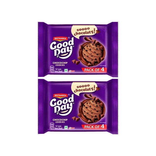 Britannia Good Day Choco chip Cookies - Pack of 2 : 2 x 400 g