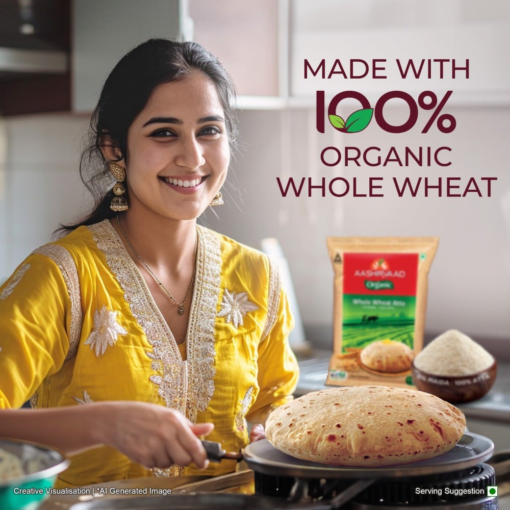 Aashirvaad Organic Atta : 5 kg