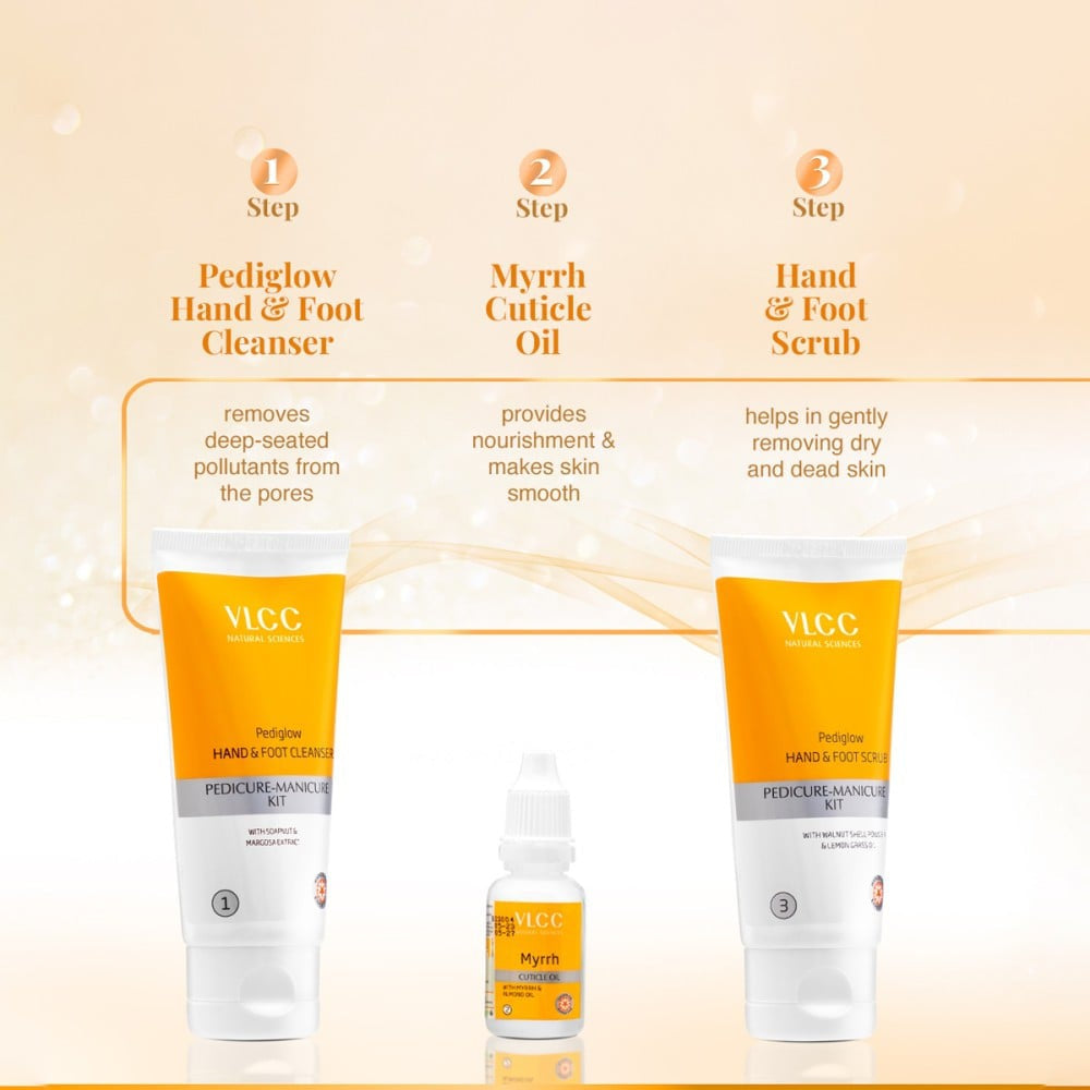 VLCC Hand & Foot Care Manicure & Pedicure Kit : 150 g + 60 ml