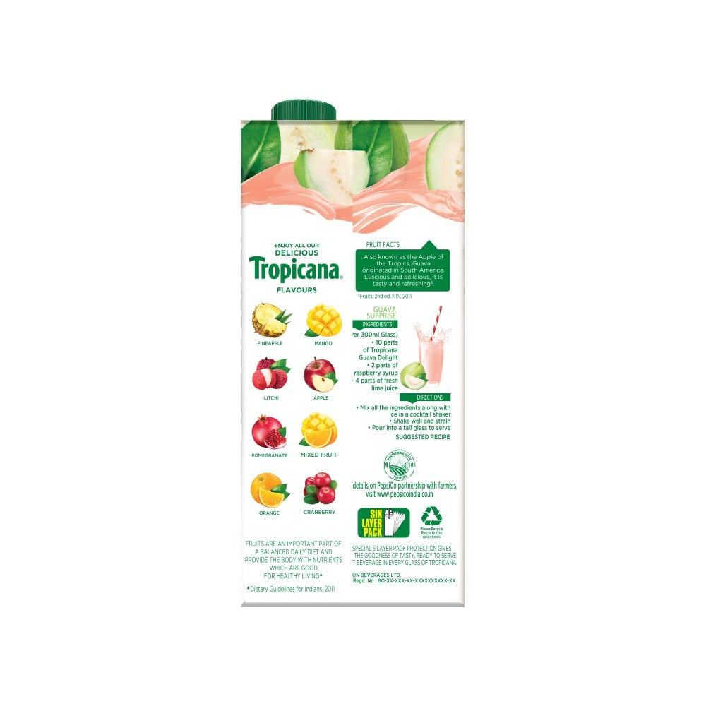 Tropicana Guava Delight Juice : 1 ltr