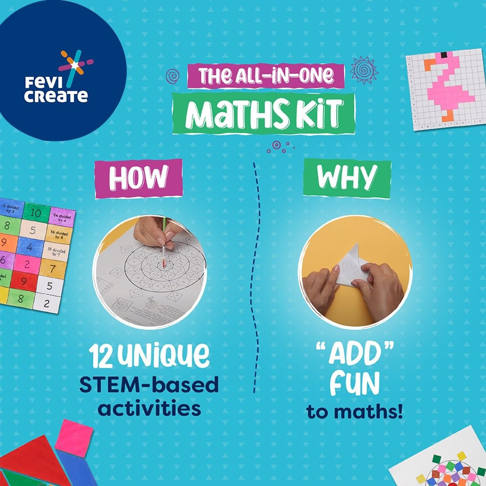 Pidilite Fevicreate Artastic Math DIY Art & Craft Kit : 1 set