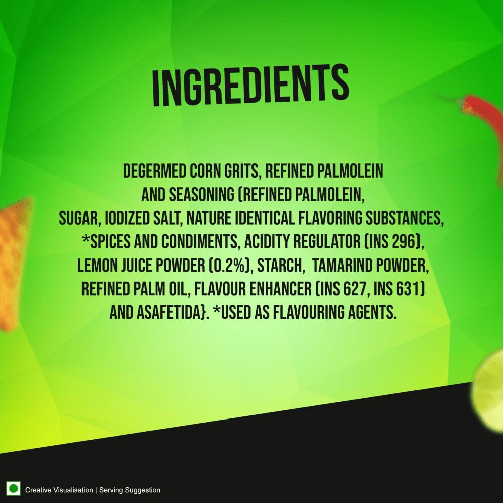 Bingo Chilli Limon Nachos - Pack of 2 : 2 x 82 g