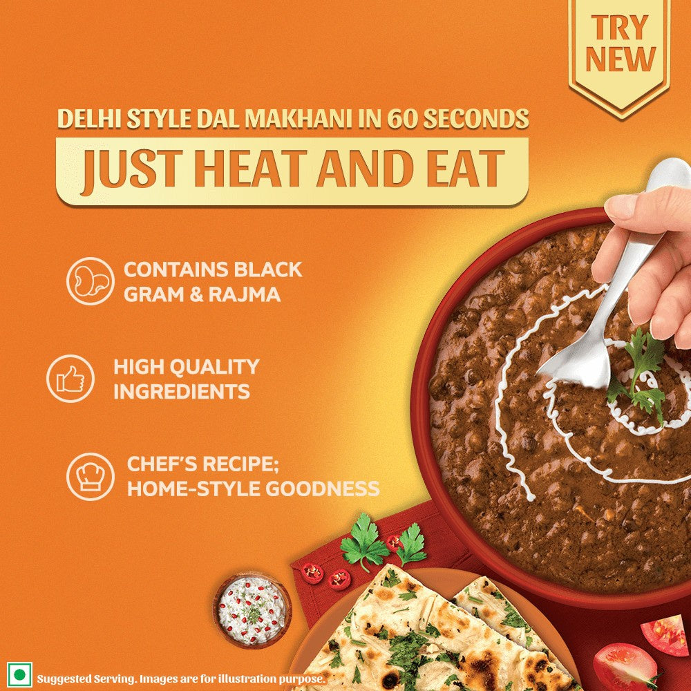 Tata Sampann Yumside Delhi Style Dal Makhani - Ready to Eat : 285 g