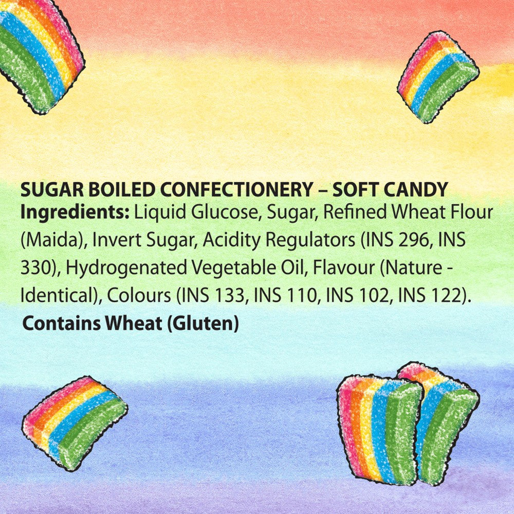 Chupa Chups Sour Bites Mixed Fruit Candy - Pack of 2 : 2 x 61.6 g