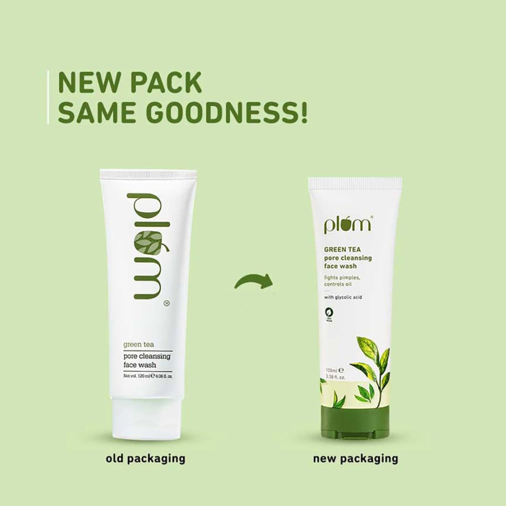 Plum Green Tea Pore Cleansing Face Wash - Pack of 2 : 2 x 100 ml