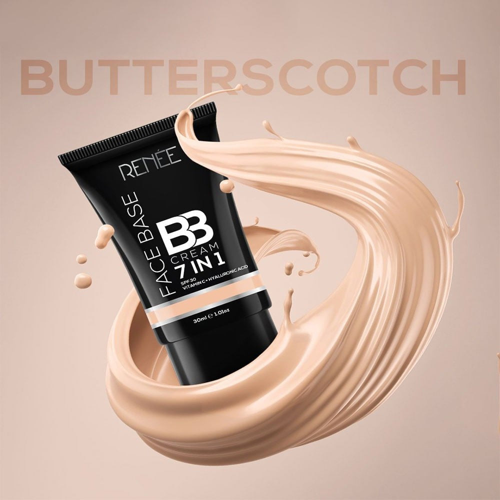 Renee 7 in 1 Face Base BB Cream SPF 30 (Butterscotch) : 30 ml