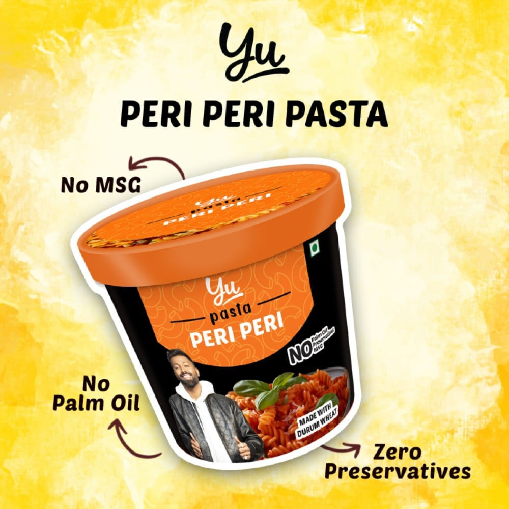 Yu Peri Peri Instant Pasta Cup : 60 g