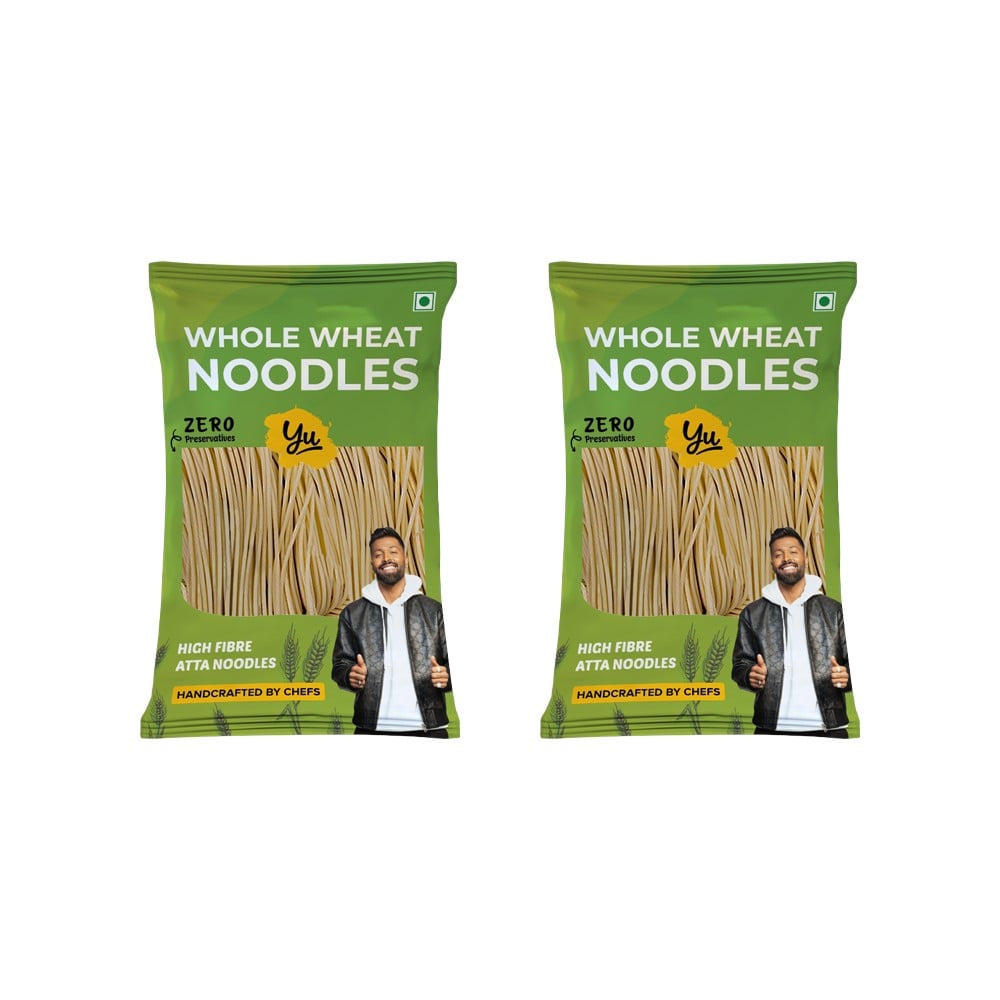 Yu 100% Whole Wheat Noodles - Pack of 2 : 2 x 150 g