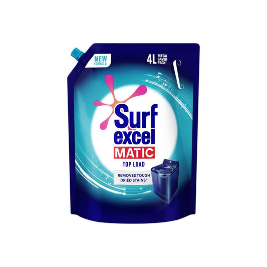 Surf Excel Matic Top Load Liquid Detergent : 4 ltr