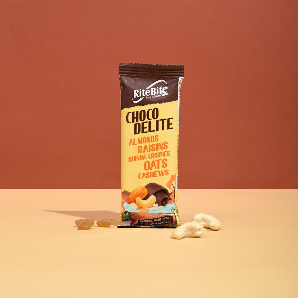RiteBite Choco Delite 4g Protein Bar - Pack of 2 : 2 x 40 g