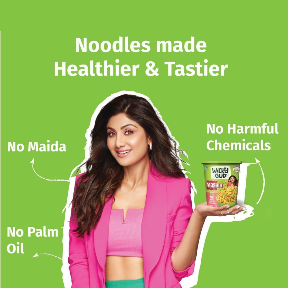WickedGud Nourishing Masala Cup Noodles : 67 g