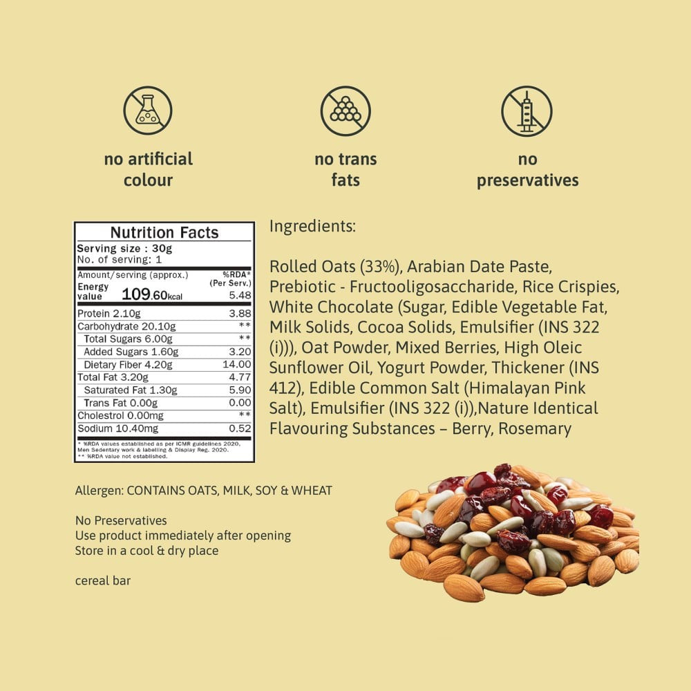 Phab Granola Bar Variety Protein Bar (Variety Pack) : 6 x 30 g