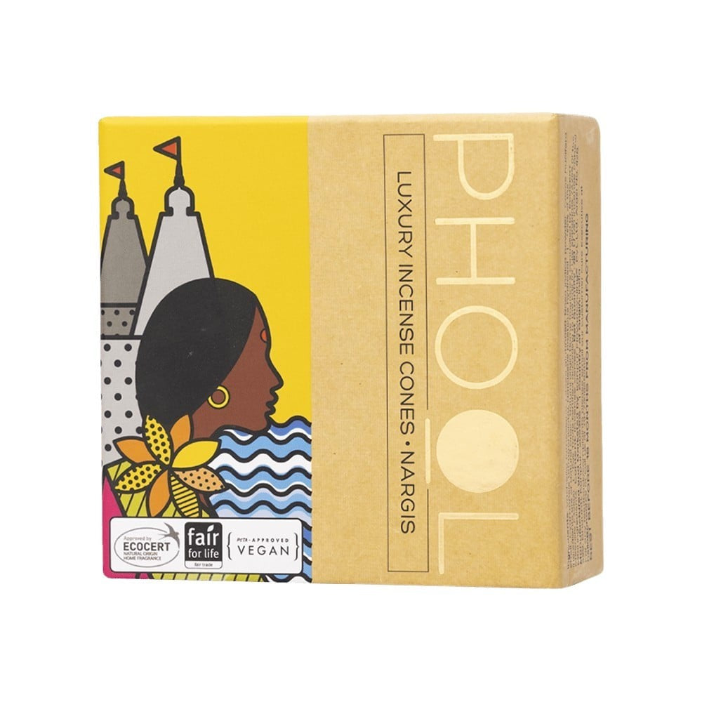 Phool Nargis Luxury Dhoop Cones : 1 pack (40 pieces)