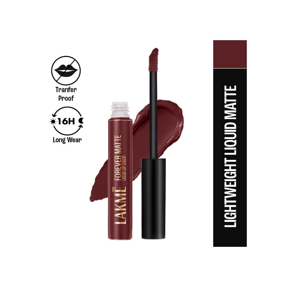 Lakme Forever Matte Liquid Lip Colour (Wine Touch) : 5.6 ml