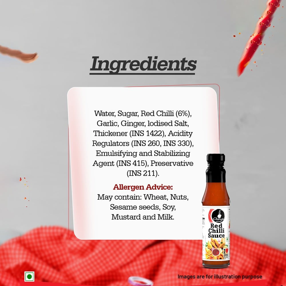 Ching's Secret Veg Hakka Noodles + Red Chilli Sauce, Bold, Fiery & Aromatic Combo : 140 g + 200 g