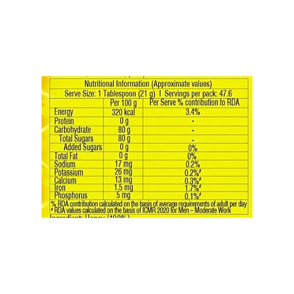Dabur Honey - 100% Pure, World's No.1 Honey Brand (No Sugar Adulteration) - Pack of 2 : 2 x 1 kg