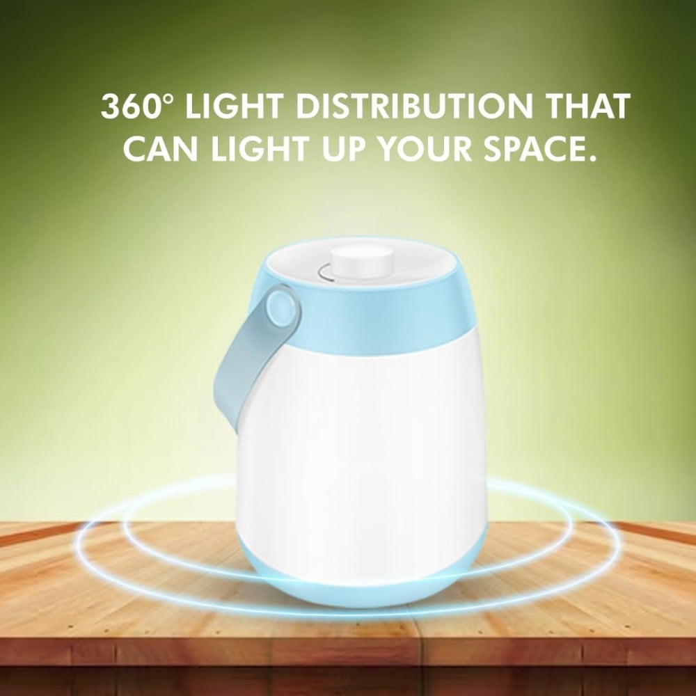 Wipro Azure LED Rechargeable Emergency Light (White) : 1 unit