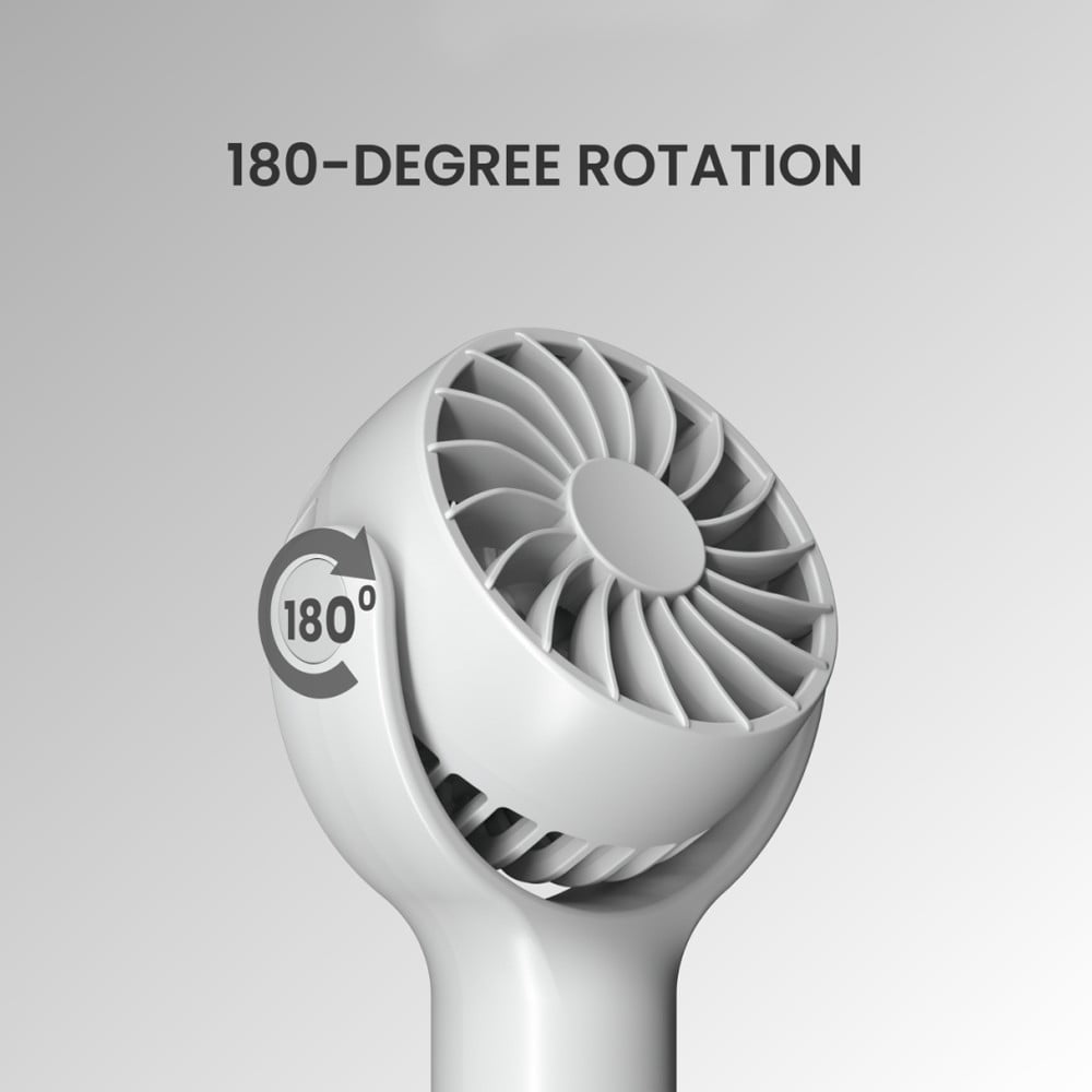 Portronics Toofan Mini Portable Fan (White, 5W) : 1 unit