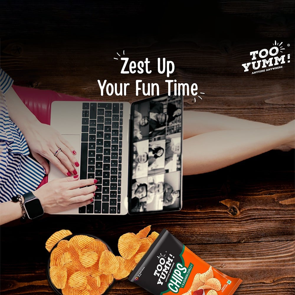 Too Yumm Kashmiri Chilli Potato Chips : 82 g