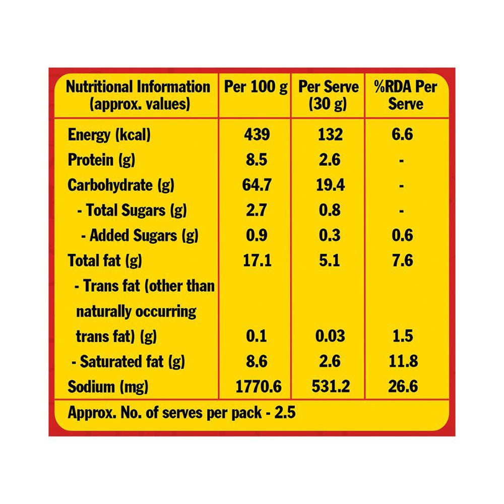 Yippee Korean Fiery Hot Style Veg Noodles : 75 g