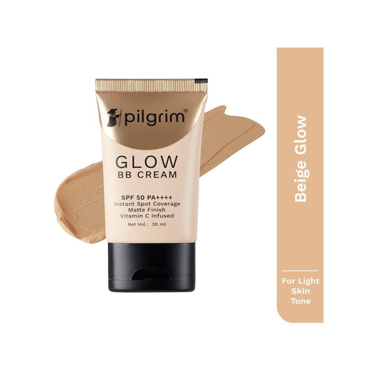 Pilgrim 3-In-1 Natural BB Cream SPF 50 PA++++ (Beige Glow) : 30 ml