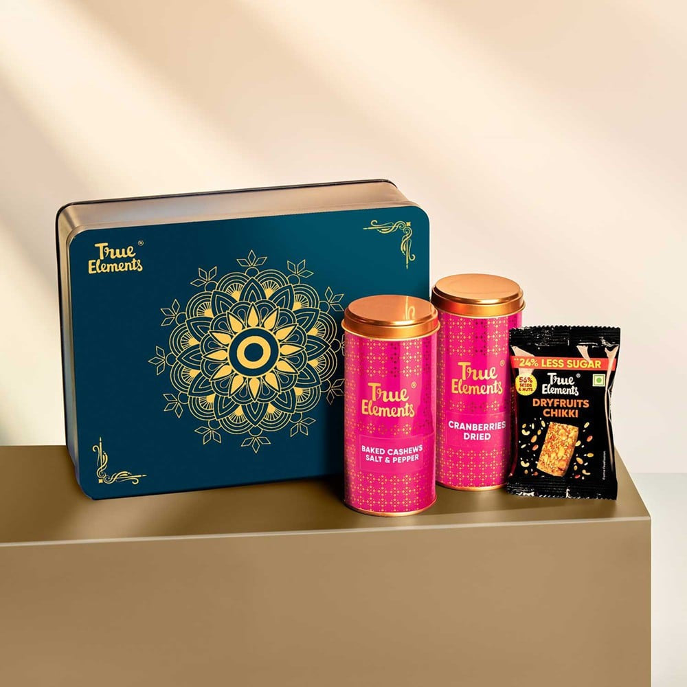 True Elements Gourmet Dry Fruits Gift Pack (Festive Edition) : 300 g