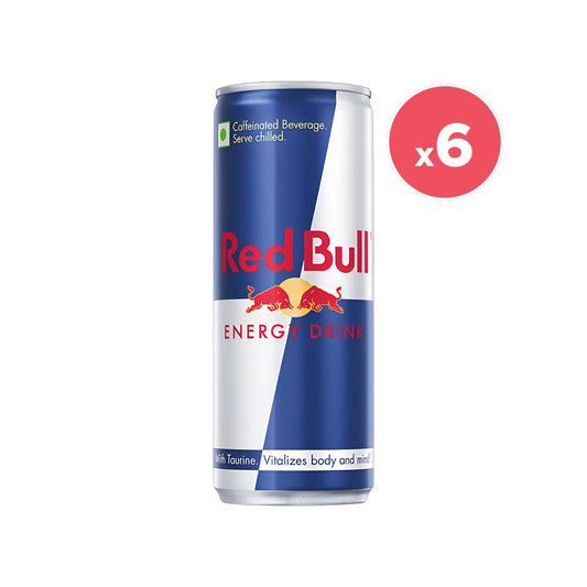 Red Bull Energy Drink (250 ml) - Pack of 6 : 6 x 250 ml