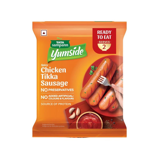 Tata Sampann Yumside Spicy Tikka Chicken Sausage : 180 g