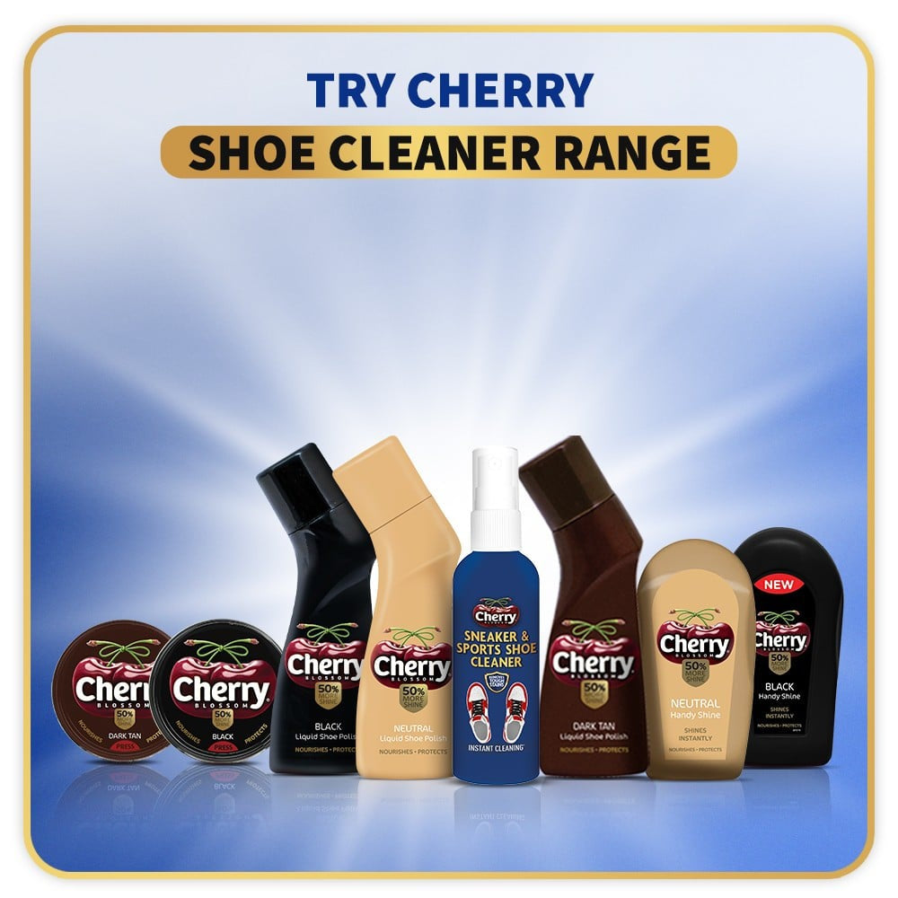 Cherry Blossom Sports Shoe Cleaner Shoe Brush - With Free Brush : 75 ml