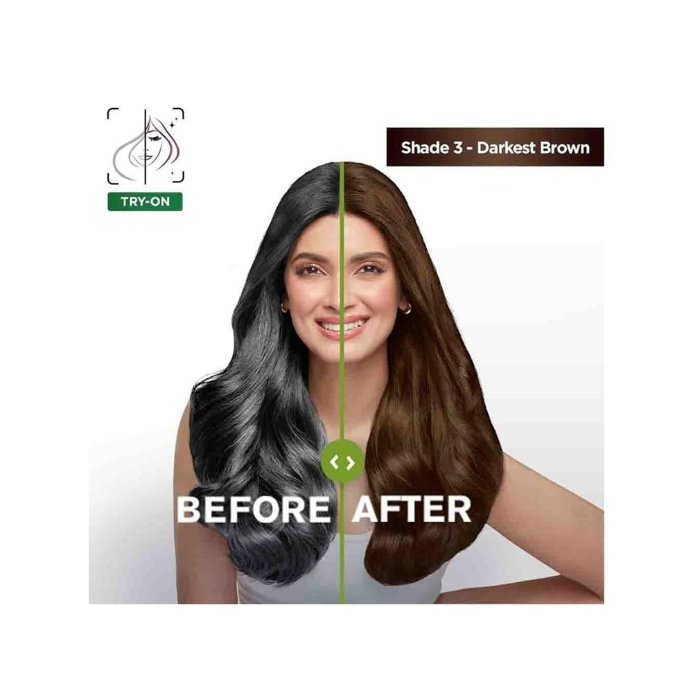 Garnier Color Naturals Hair Colour 70 ml + 60 g (Darkest Brown)