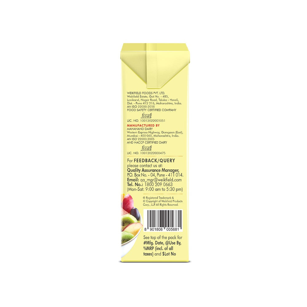 Weikfield Ready To Eat Custard (Vanilla) - Pack of 3 : 3 x 200 ml