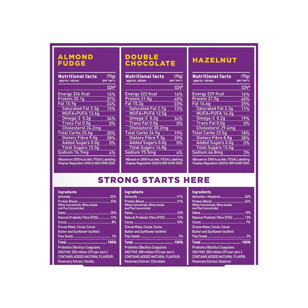 Yoga Bar Assorted 20 g Protein Bar : 5 x 70 g