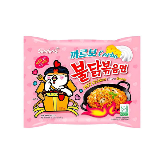 Samyang Ramen Instant Noodles - Carbo Hot Chicken Flavour : 130 g