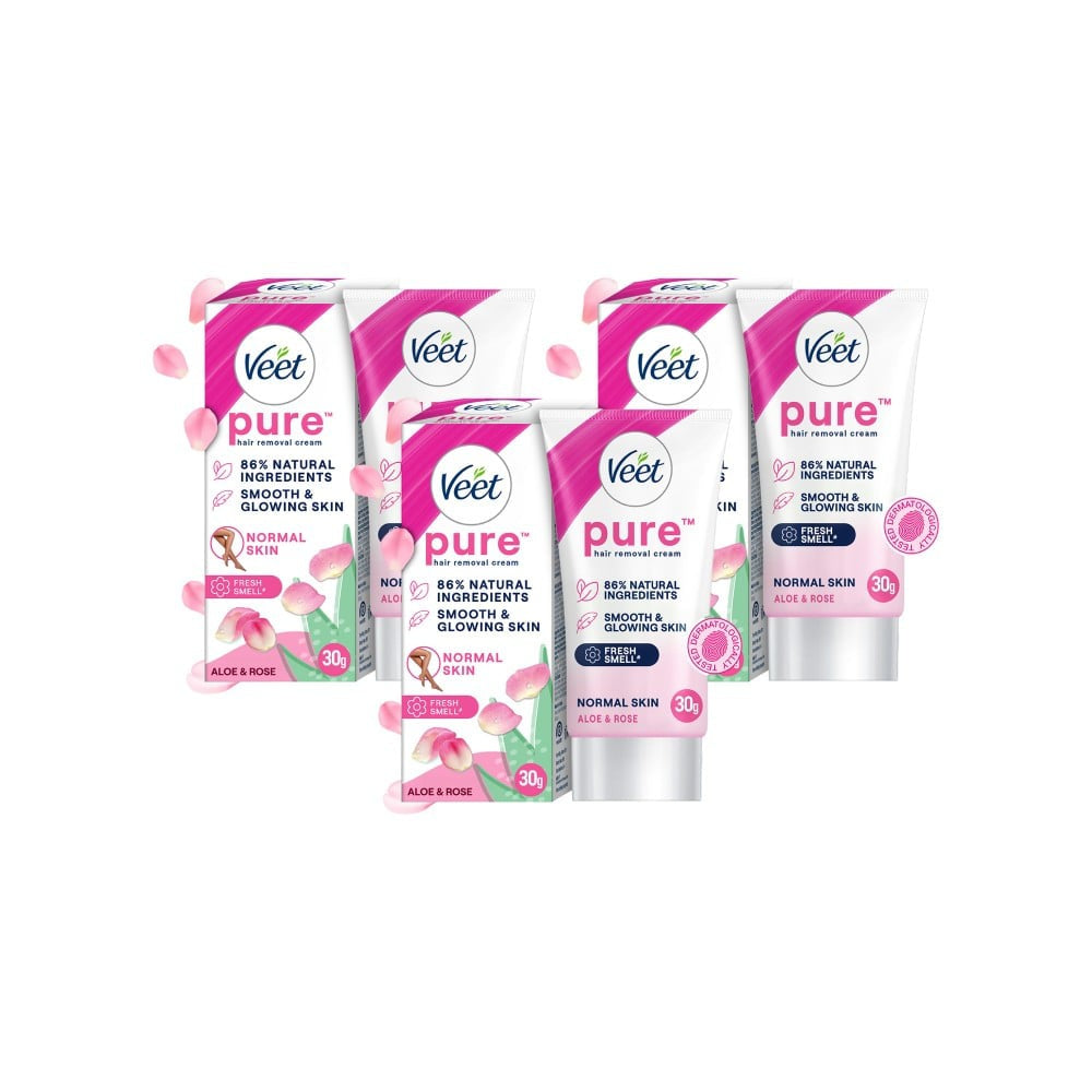 Veet Pure Hair Removal Cream (For Normal Skin) - Pack of 2 : 2 x 30 g