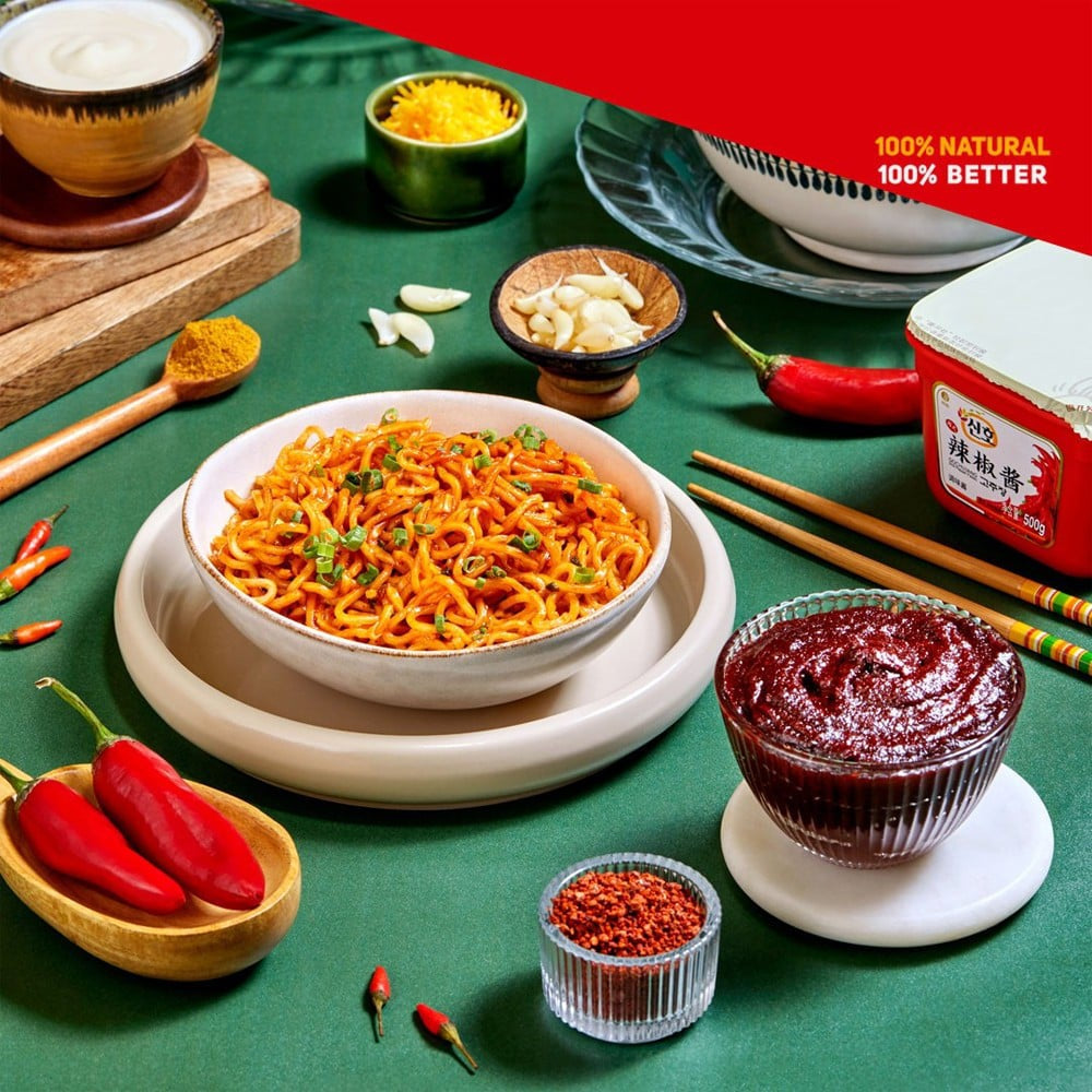 Yu Creamy Hot Sauce Korean Ramen Instant Noodles : 100 g