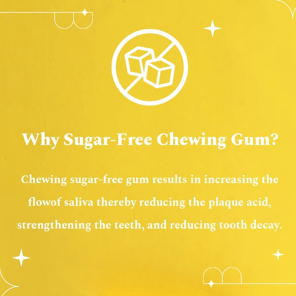 Perfora Plastic Free Lemon Mint Chewing Gum : 21 g