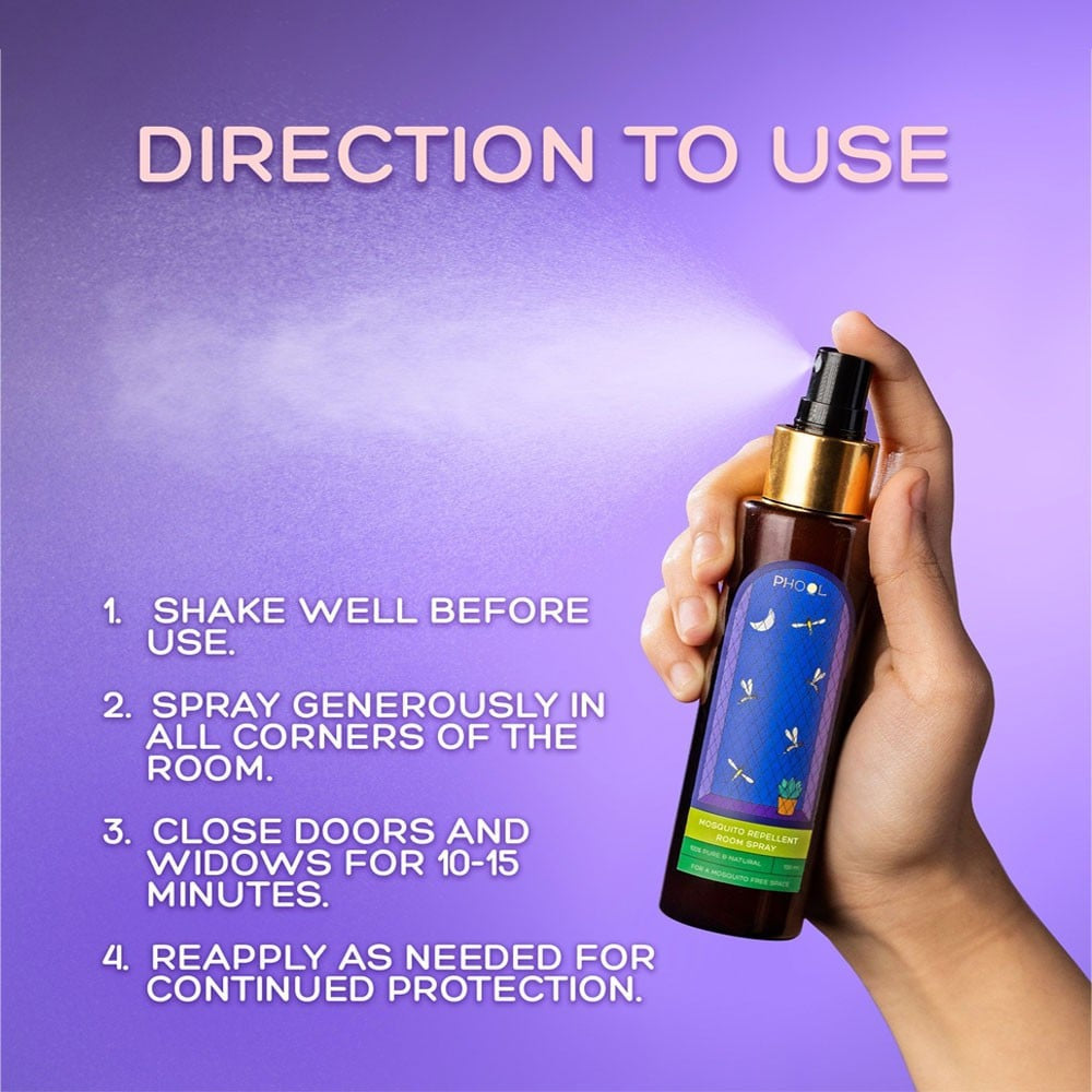 Phool Mosquito Repellent Spray for Room : 120 ml