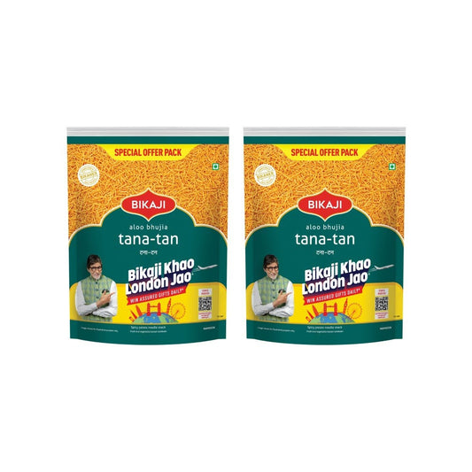 Bikaji Tana Tan Aloo Bhujia - Pack of 2 : 2 x 400 g