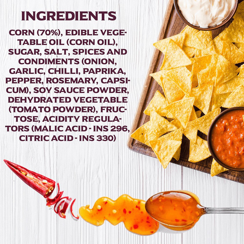 Cornitos Sweet Chili Nachos - Pack of 2 : 2 x 75 g