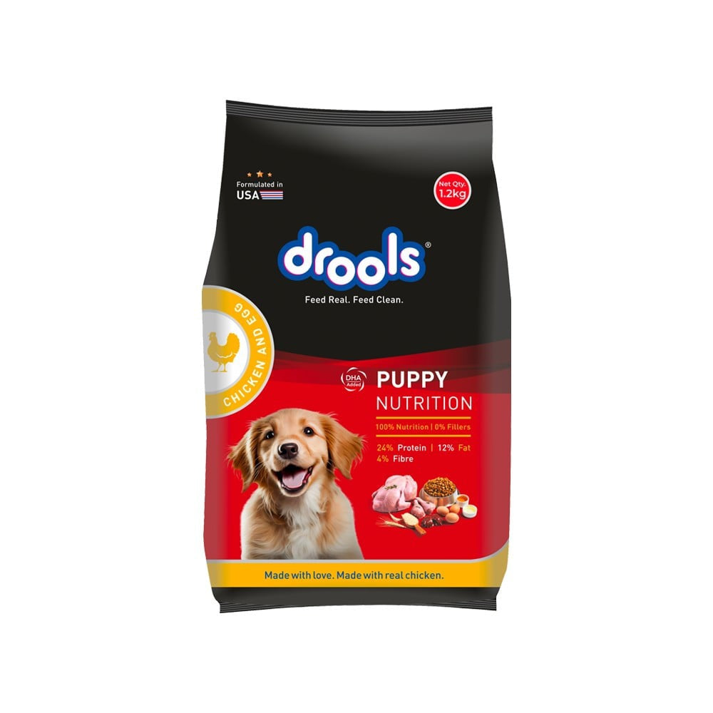 Drools Chicken & Egg Dry Food (Puppy) : 1.2 kg