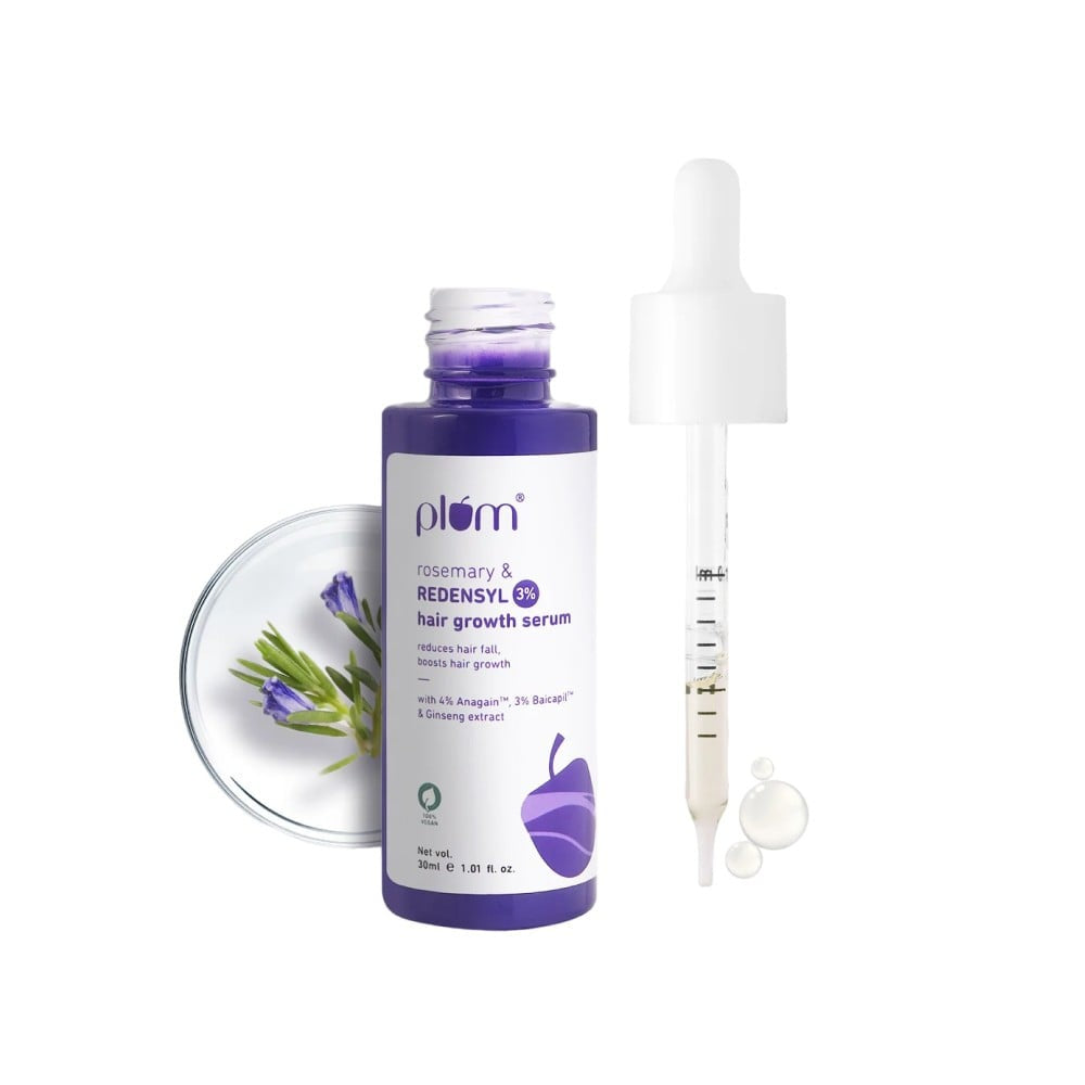 Plum Rosemary & Redensyl Hair Serum for Hair Growth : 30 ml